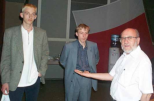 Alexander Grischuk, Ruslan Ponomariov and Stewart Reuben