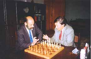 Boris Yeshan and Anatoly Karpov